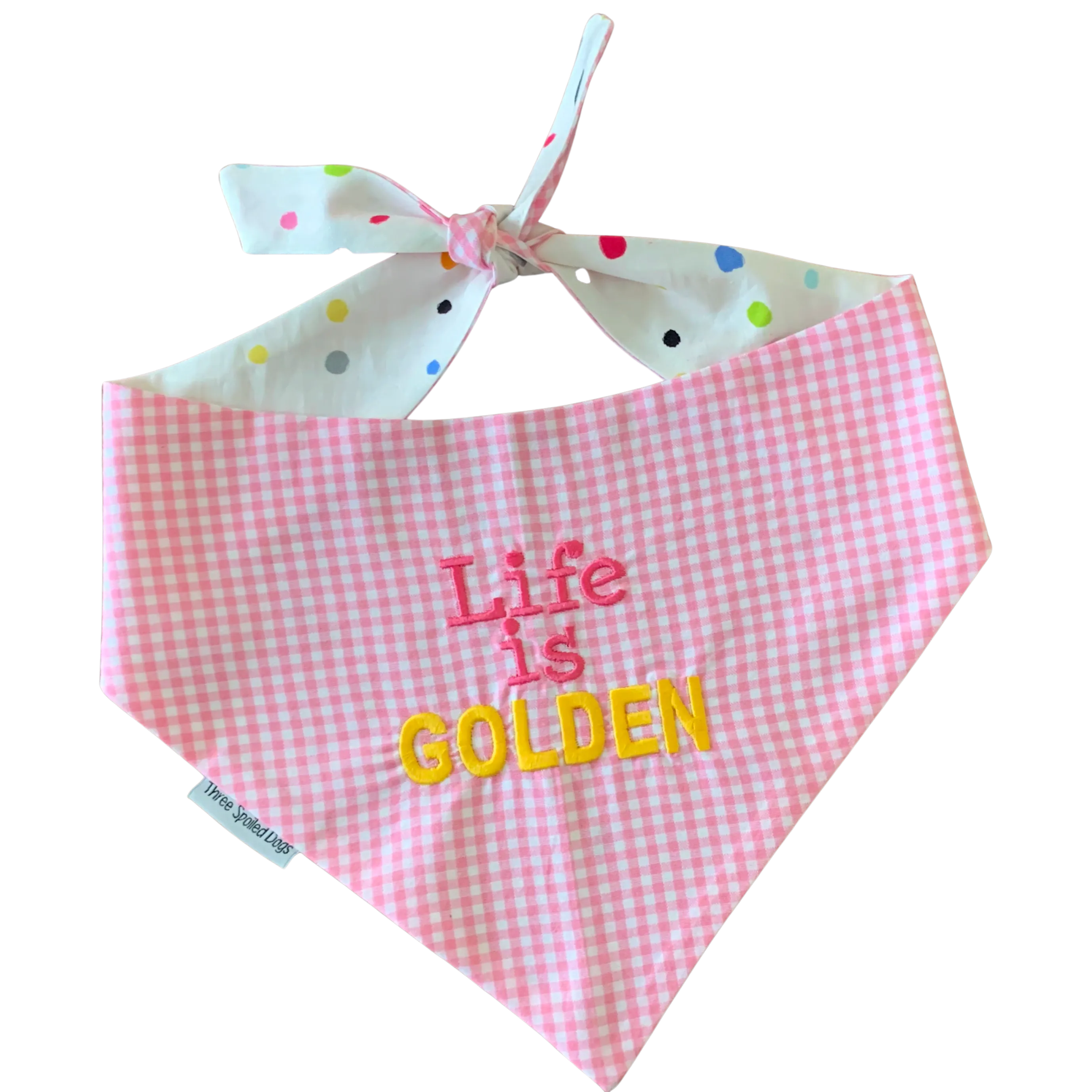 Life is Golden! Dog Bandana