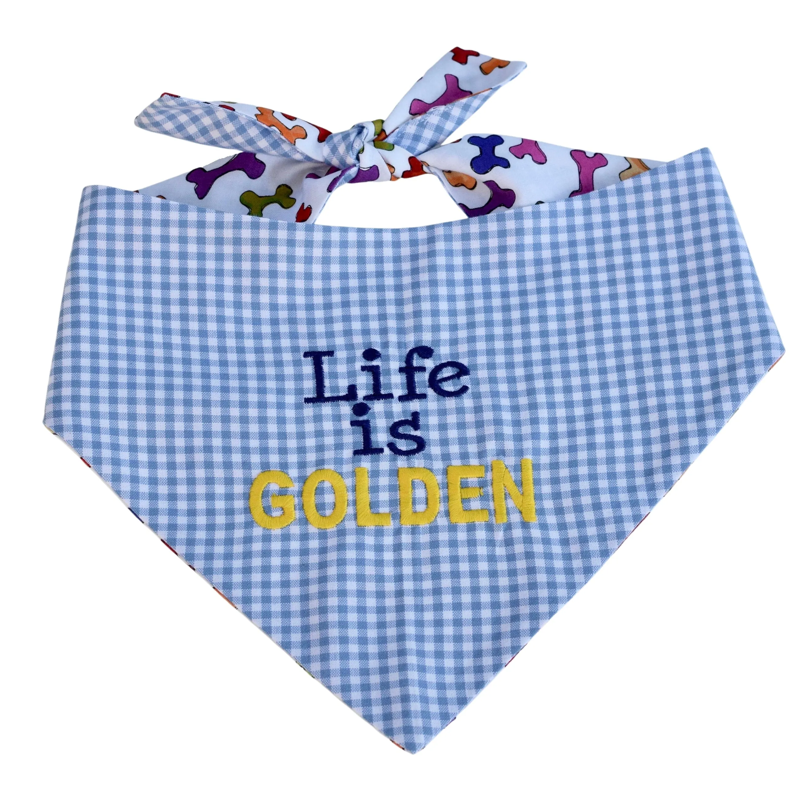 Life is Golden! Dog Bandana