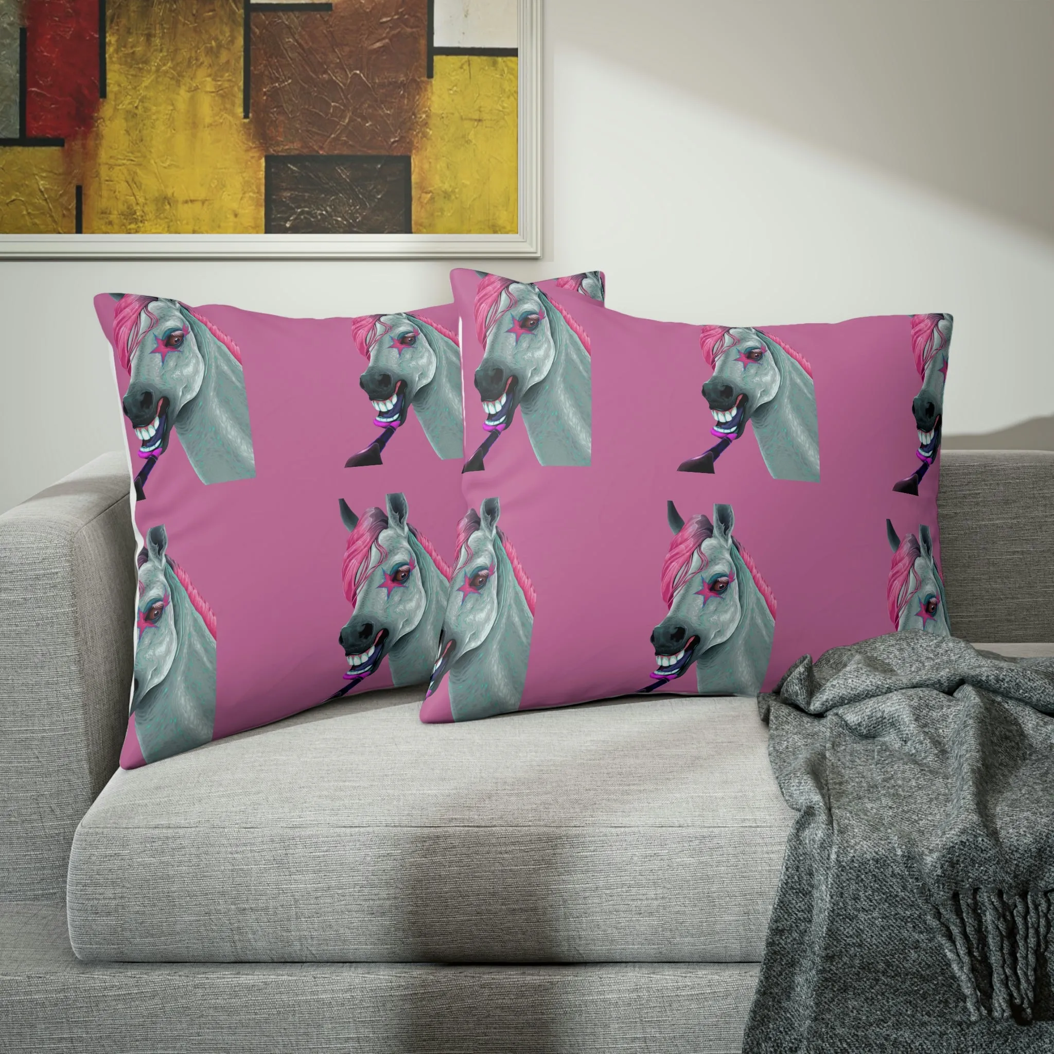 Makeup Horse POD Pillow Sham