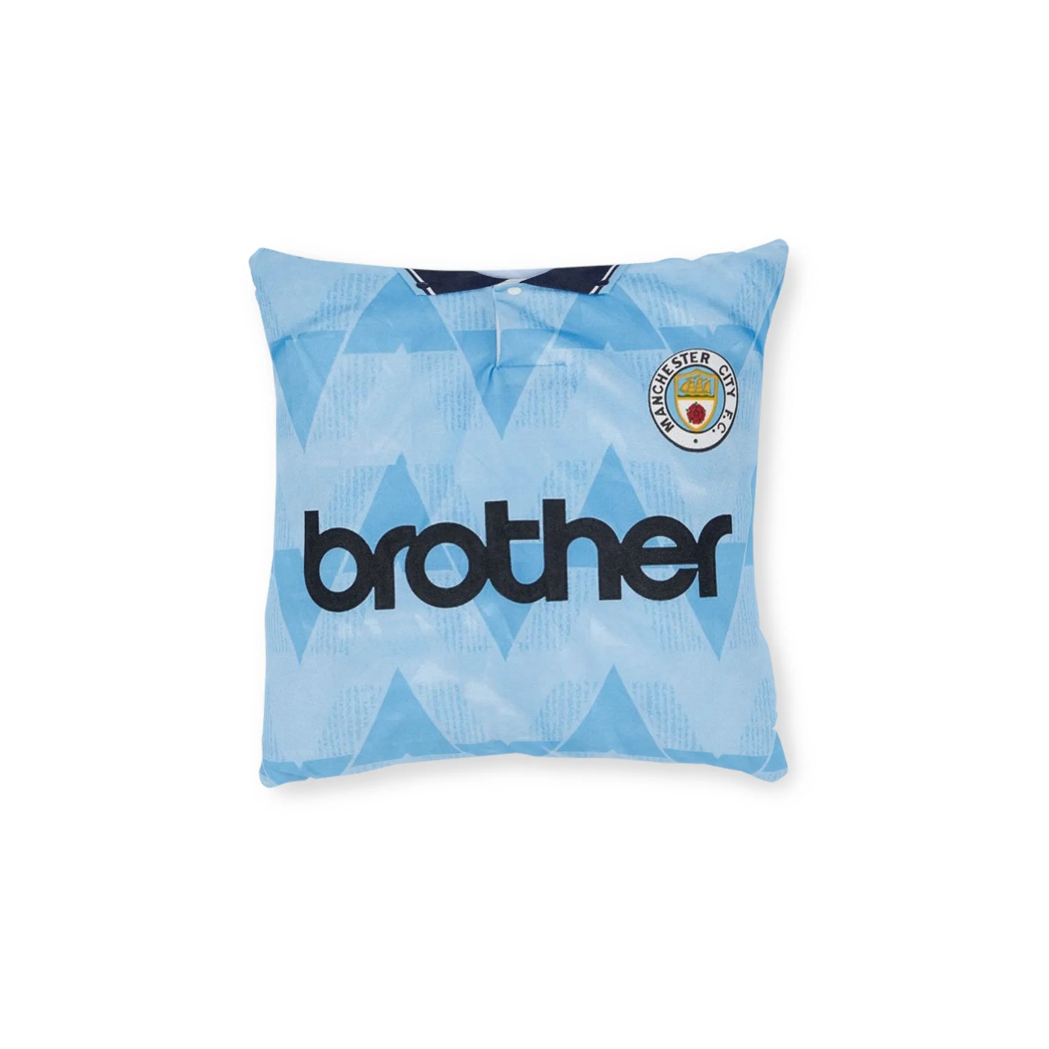 Man City Retro Home Kit - Square Pillow