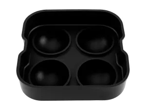 Maxwell & Williams Cocktail & Co Ice Ball Tray Black - Makes 4 Ice Balls