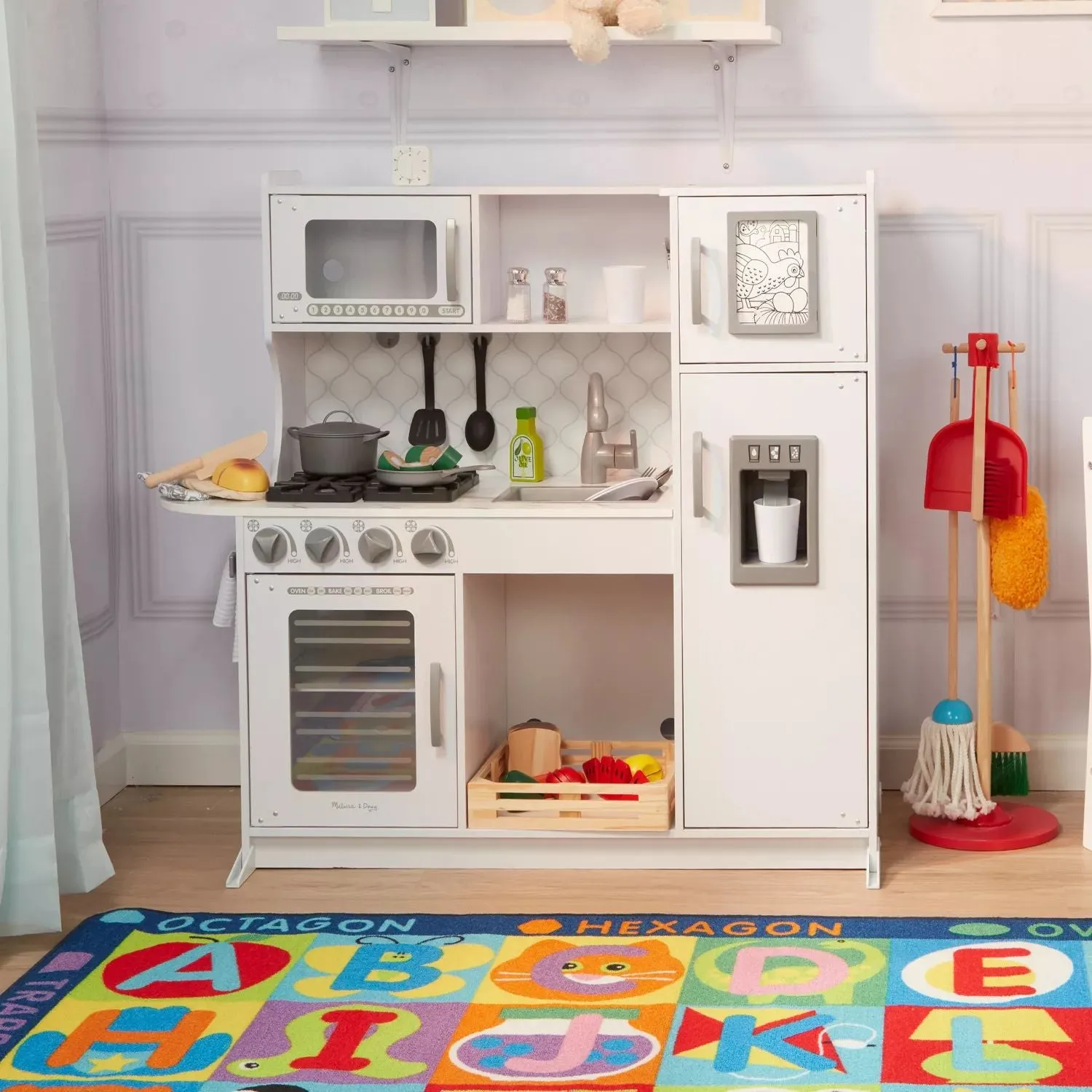 Melissa & Doug Play Kitchen by Chef Melissa & Doug, White