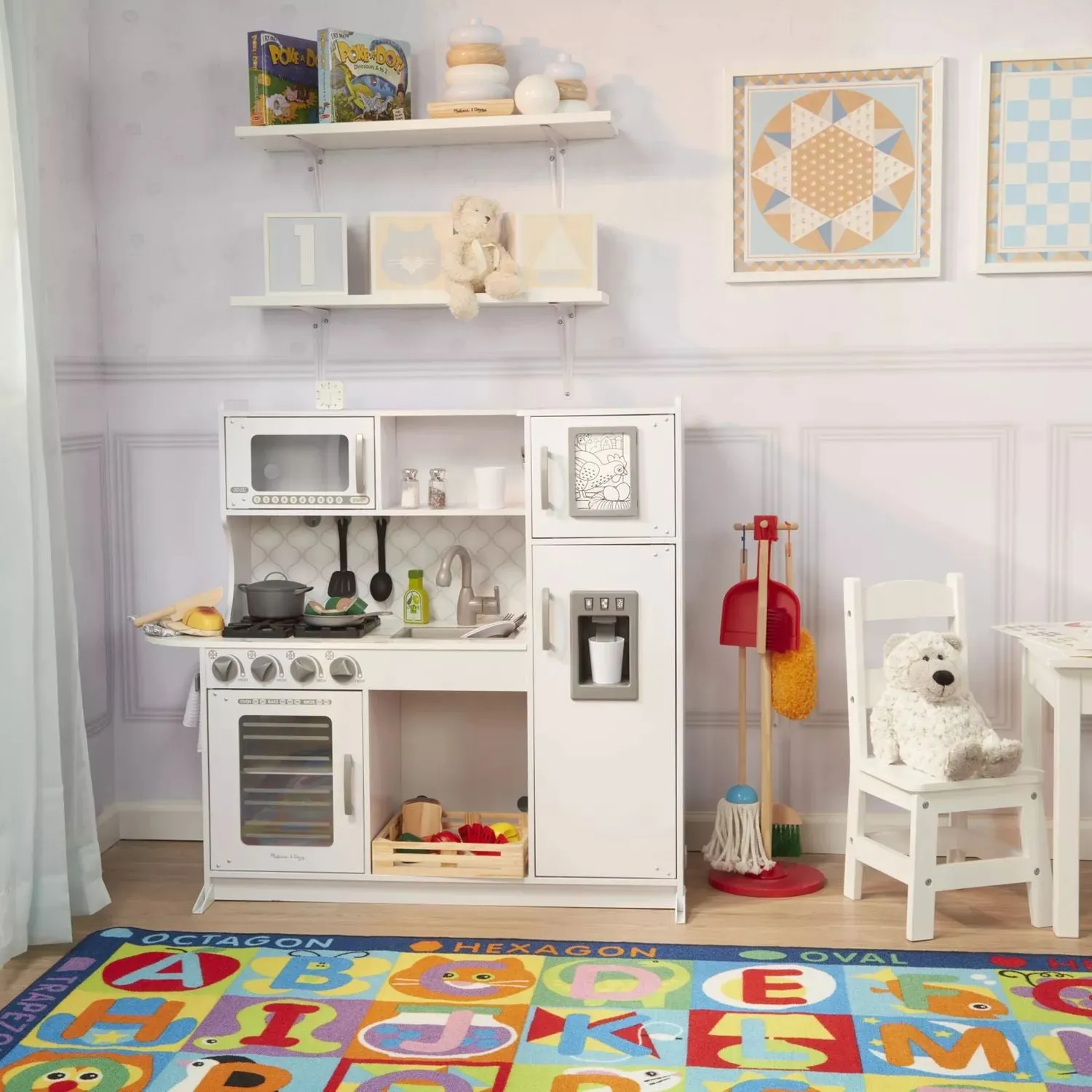 Melissa & Doug Play Kitchen by Chef Melissa & Doug, White