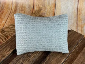 Mini Pillow with Cover - Perforated - Sage