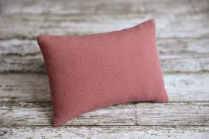 Mini Pillow with Cover - Textured - Mauve