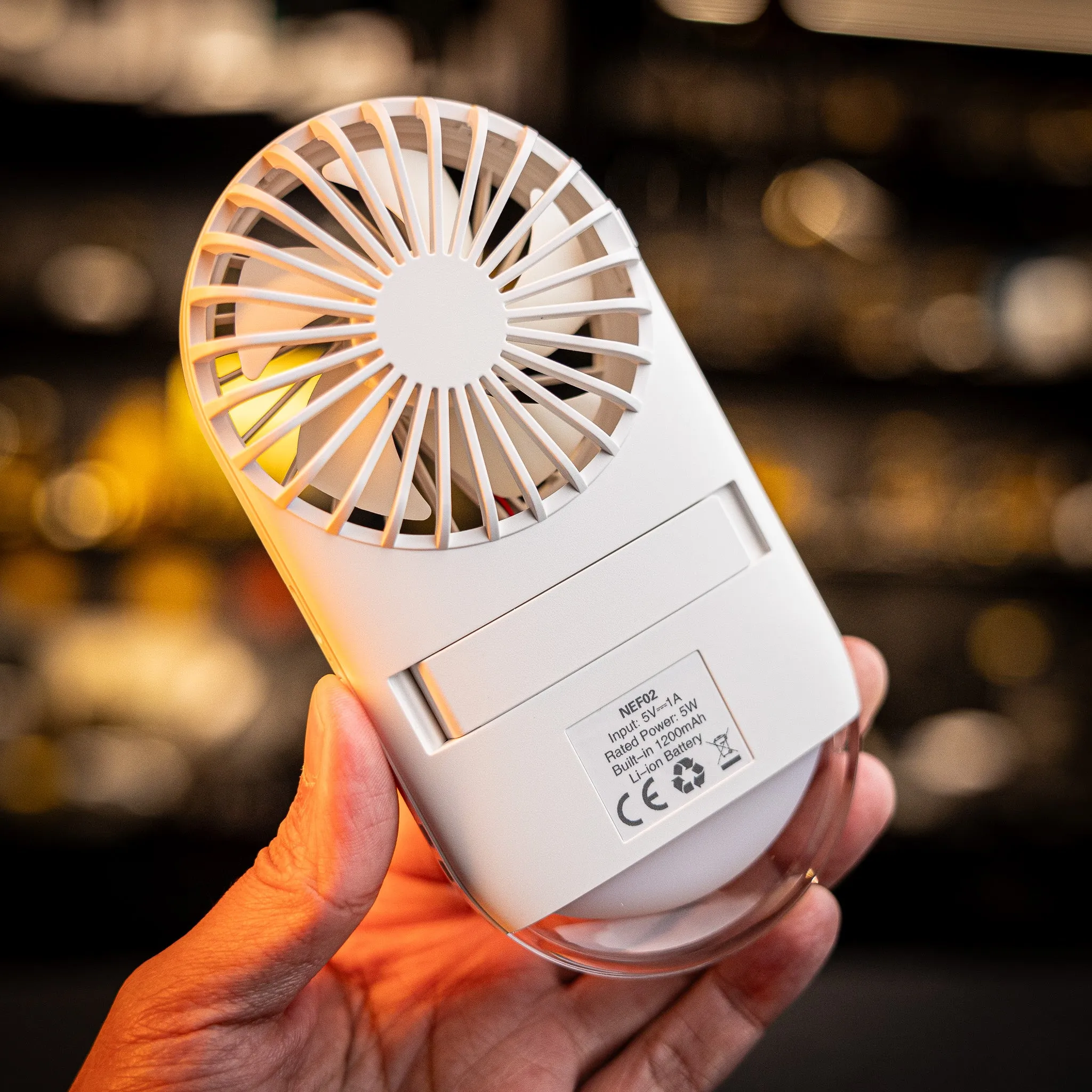 NEF02 - Personal LED Fan (1,200mAh)