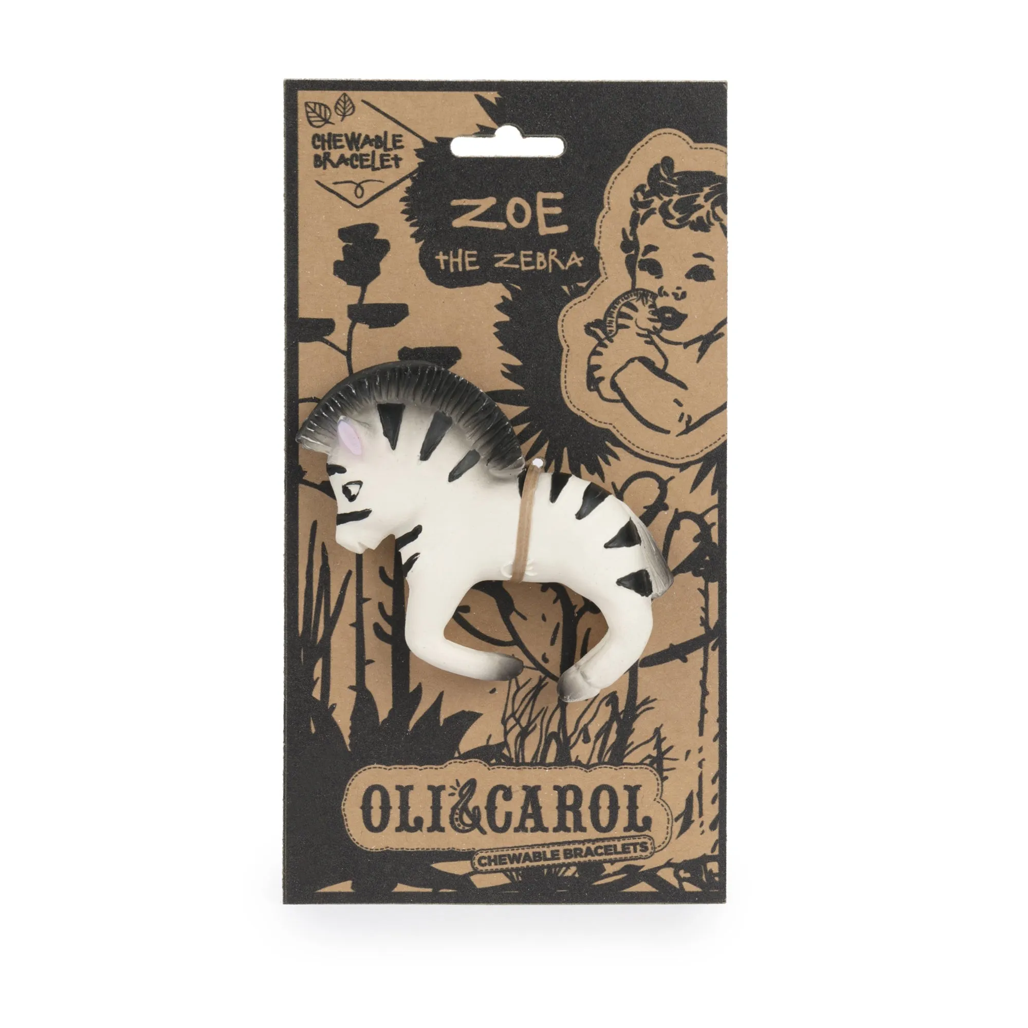 Oli & Carol Zoe The Zebra Chewable Bracelet