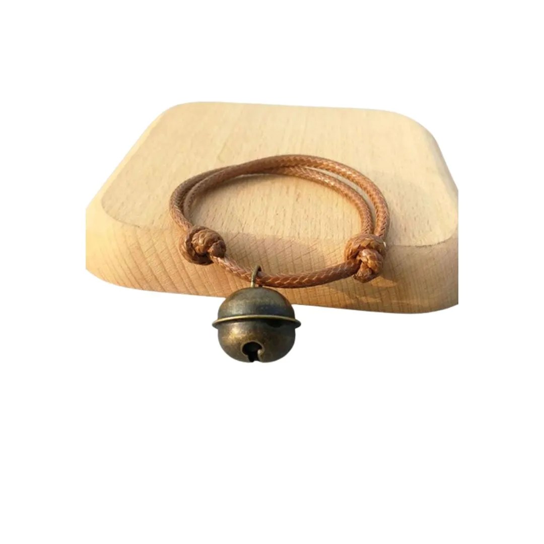 Pet Collar with Bell - A Vintage Charm for Your Cherished Companion