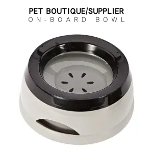 Pet Dog Bowls Floating Not Wetting Mouth Cat Bowl No Spill Drinking Water Feeder Plastic Portable Dog Bowl  dog accessories