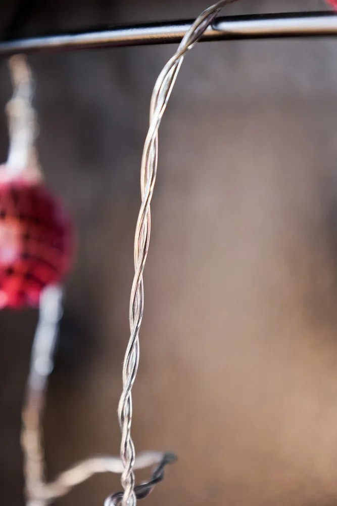 Pink Disco Ball Fairy Lights