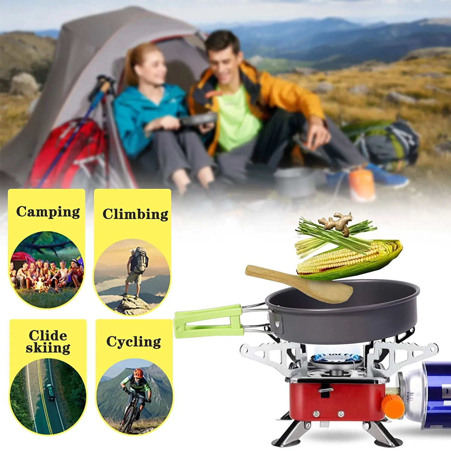 Portable Camping Cooking Set Utensils