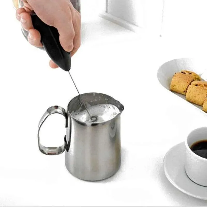 Portable Wireless Milk Frother and Electric Egg Beater for Effortless Mixing and Frothing