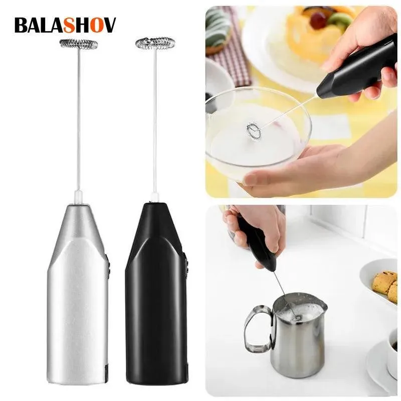 Portable Wireless Milk Frother and Electric Egg Beater for Effortless Mixing and Frothing