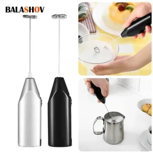 Portable Wireless Milk Frother and Electric Egg Beater for Effortless Mixing and Frothing