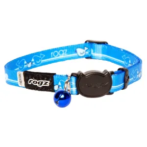 Rogz KiddyCat Safeloc Small Cat Collar Royal Birds