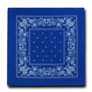 Royal Blue Bandana 100% Cotton