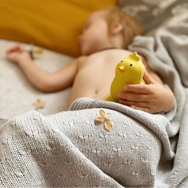 Rubber Chicken Rattle Teether Toy