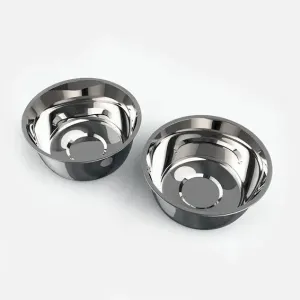 Set of Two, Pet Feeder Replacement Bowls - Dog Food Stand Bowls