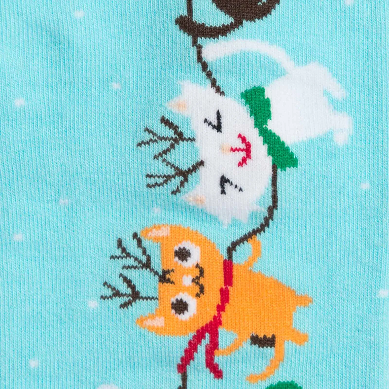 Sock It To Me Women's Funky Knee High Socks - Jingle Cats