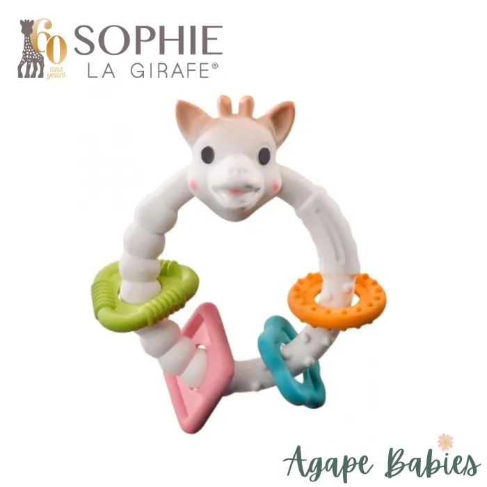 Sophie La Girafe Colo Rings  - White Box