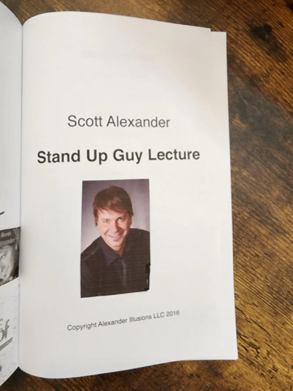 Stand Up Guy - Scott Alexander