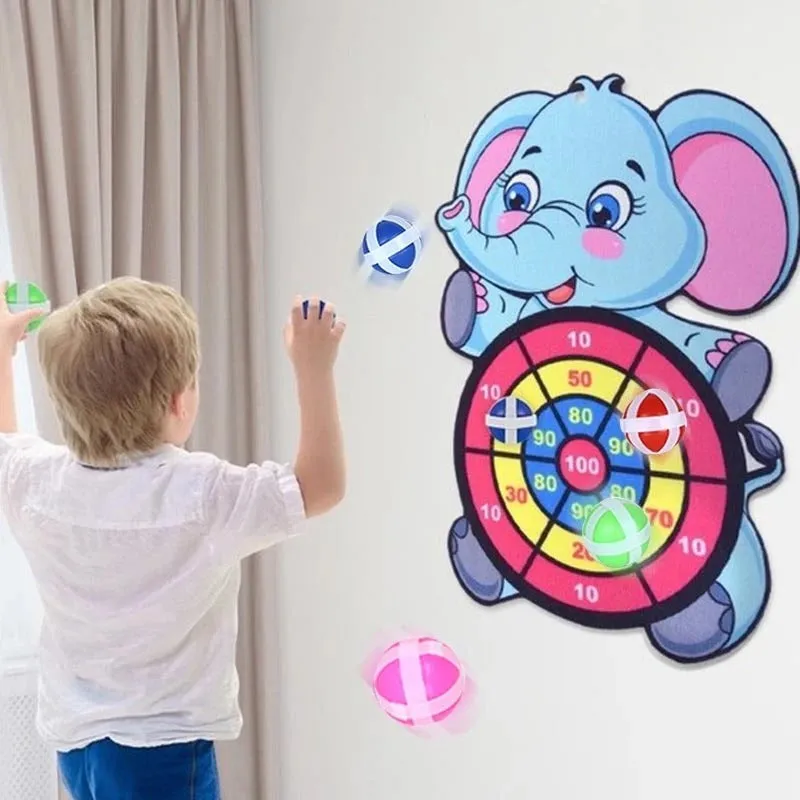 Sticky Ball Dartboard Interactive Play for Kids - 881