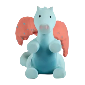 Sunrise Dragon Natural Organic Rubber Rattle & Crinkle Wings