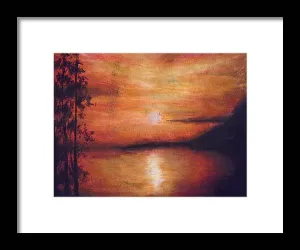 Sunset Addict - Framed Print