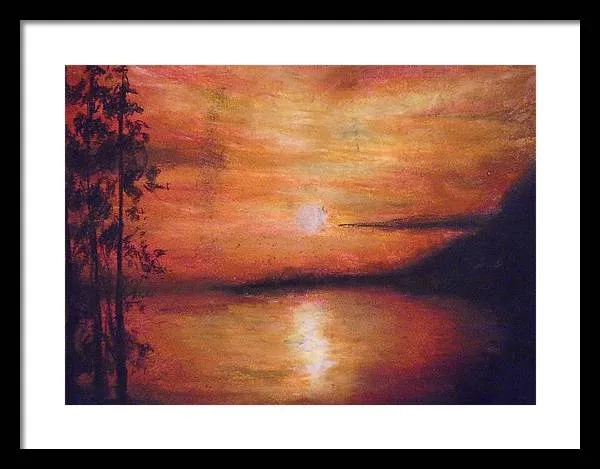 Sunset Addict - Framed Print