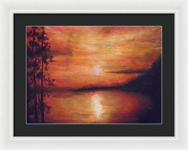 Sunset Addict - Framed Print