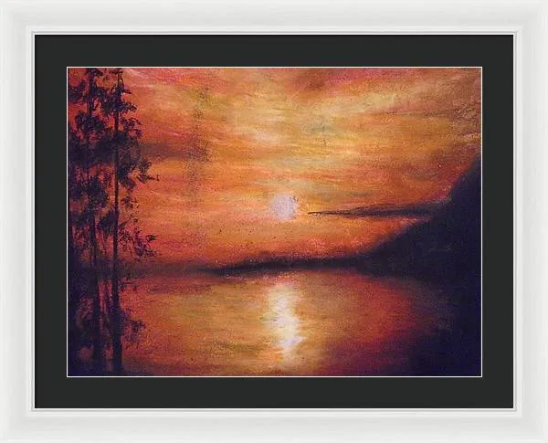 Sunset Addict - Framed Print