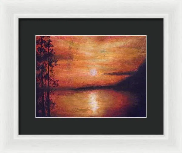 Sunset Addict - Framed Print