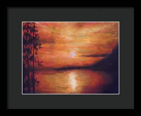 Sunset Addict - Framed Print