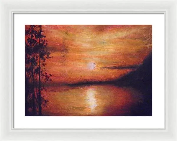 Sunset Addict - Framed Print