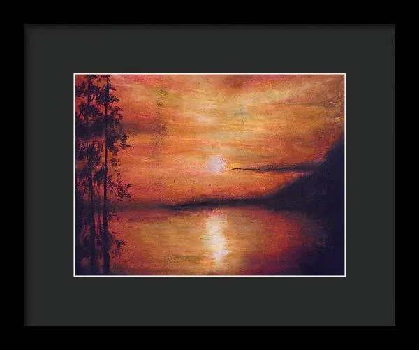 Sunset Addict - Framed Print