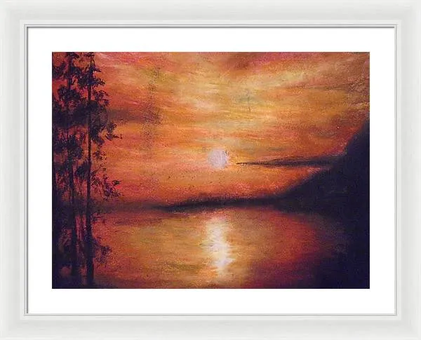 Sunset Addict - Framed Print