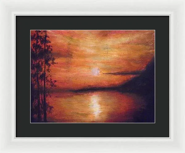 Sunset Addict - Framed Print