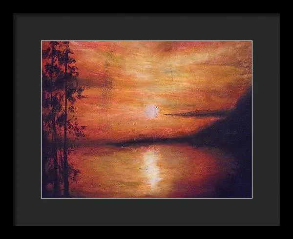 Sunset Addict - Framed Print