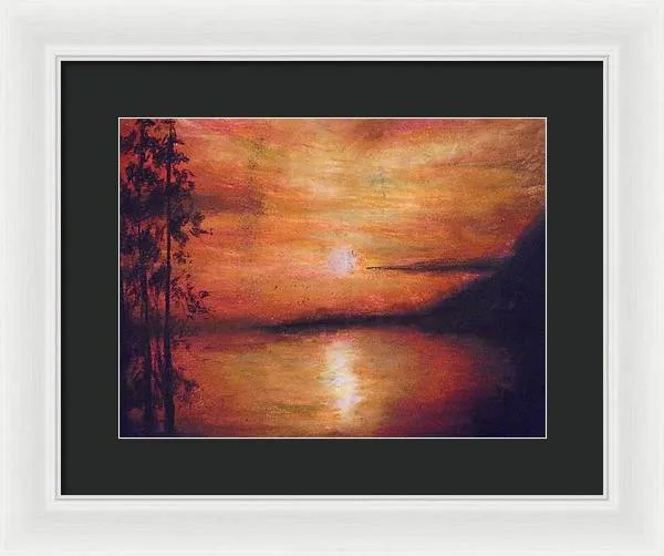 Sunset Addict - Framed Print