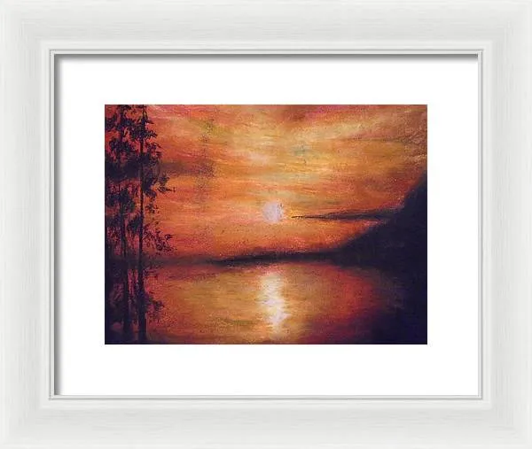 Sunset Addict - Framed Print