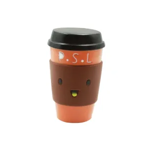 Talking Dog Club On The Go Coffee Cup Toy for Dogs (Brown)