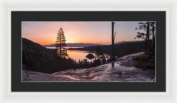 Tangerine Sunrise - Framed Print