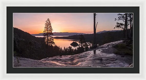 Tangerine Sunrise - Framed Print