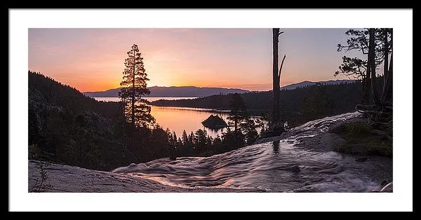 Tangerine Sunrise - Framed Print