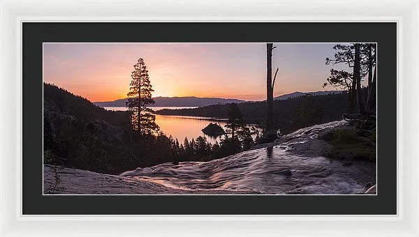 Tangerine Sunrise - Framed Print