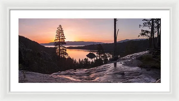 Tangerine Sunrise - Framed Print