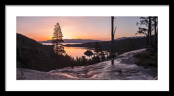 Tangerine Sunrise - Framed Print