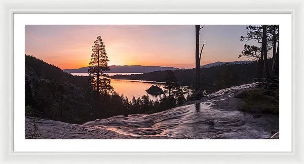 Tangerine Sunrise - Framed Print