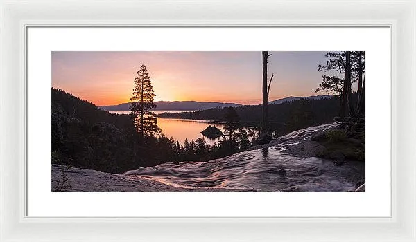 Tangerine Sunrise - Framed Print