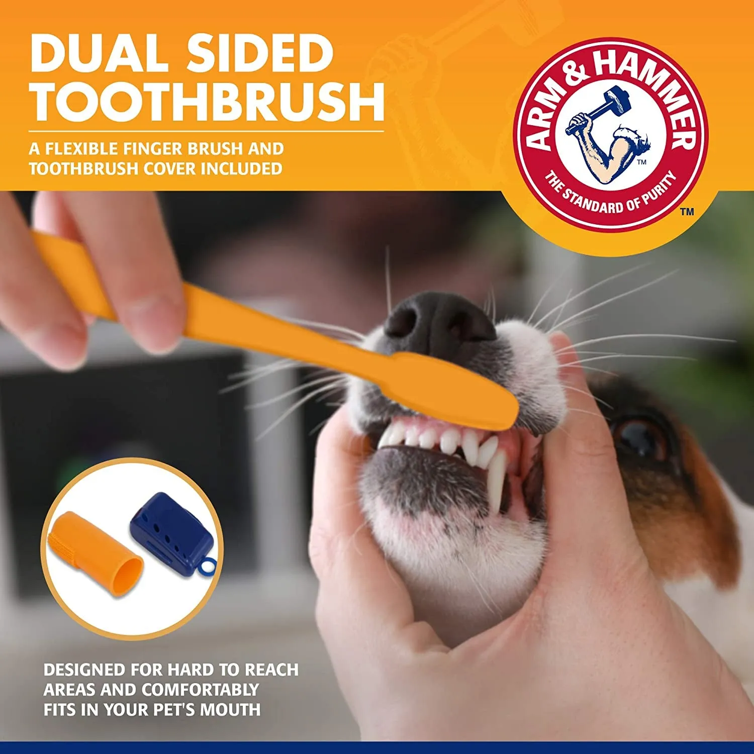 Tartar Control Kit for Dogs- Toothpaste, Toothbrush & Fingerbrush